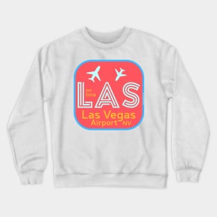 LAS  airport Crewneck Sweatshirt